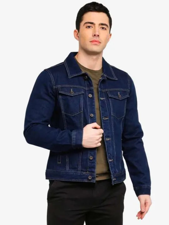 Men's Denim Jackets For Winter Fashion 100% Original Denim